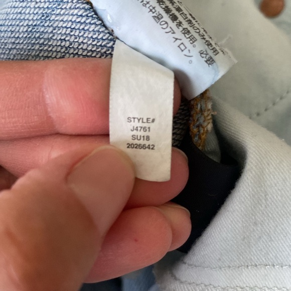 J. Crew Skinny Jean Pants Size 28T, zippered fly and their signature stretch - Picture 8 of 9